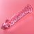 NEBULA SERIES BY IBIZA - MODEL 12 DILDO BOROSILICATE GLASS PINK 17 CM -O- 3.5 CM