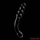 NEBULA SERIES BY IBIZA - MODEL 14 DILDO BOROSILICATE GLASS CLEAR 18.5 CM -O- 3 CM