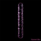 NEBULA SERIES BY IBIZA - MODEL 15 DILDO BOROSILICATE GLASS PINK 18.5 CM -O- 3 CM