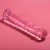 NEBULA SERIES BY IBIZA - MODEL 16 DILDO BOROSILICATE GLASS PINK 18.5 CM -O- 3 CM