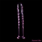 NEBULA SERIES BY IBIZA - MODEL 16 DILDO BOROSILICATE GLASS PINK 18.5 CM -O- 3 CM