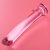 NEBULA SERIES BY IBIZA - MODEL 17 DILDO BOROSILICATE GLASS PINK 18.5 CM -O- 3 CM