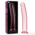 NEBULA SERIES BY IBIZA - MODEL 17 DILDO BOROSILICATE GLASS PINK 18.5 CM -O- 3 CM