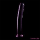 NEBULA SERIES BY IBIZA - MODEL 17 DILDO BOROSILICATE GLASS PINK 18.5 CM -O- 3 CM