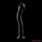 NEBULA SERIES BY IBIZA - MODEL 18 DILDO BOROSILICATE GLASS CLEAR 18.5 CM -O- 3.5 CM