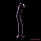 NEBULA SERIES BY IBIZA - MODEL 18 DILDO BOROSILICATE GLASS PINK 18.5 CM -O- 3.5 CM