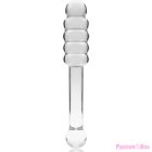 NEBULA SERIES BY IBIZA - MODEL 20 DILDO BOROSILICATE GLASS CLEAR 20.5 CM -O- 3 CM