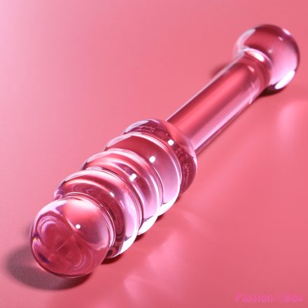 NEBULA SERIES BY IBIZA - MODEL 20 DILDO BOROSILICATE GLASS PINK 20.5 CM -O- 3 CM