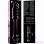 NEBULA SERIES BY IBIZA - MODEL 20 DILDO BOROSILICATE GLASS PINK 20.5 CM -O- 3 CM