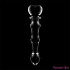 NEBULA SERIES BY IBIZA - MODEL 21 DILDO BOROSILICATE GLASS CLEAR 20.5 CM -O- 3.5 CM