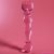 NEBULA SERIES BY IBIZA - MODEL 21 DILDO BOROSILICATE GLASS PINK 20.5 CM -O- 3.5 CM