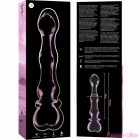 NEBULA SERIES BY IBIZA - MODEL 21 DILDO BOROSILICATE GLASS PINK 20.5 CM -O- 3.5 CM