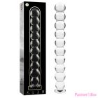 NEBULA SERIES BY IBIZA - MODEL 22 DILDO BOROSILICATE GLASS CLEAR 21.5 CM -O- 2.5 CM