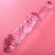 NEBULA SERIES BY IBIZA - MODEL 24 DILDO BOROSILICATE GLASS PINK 28.5 CM -O- 5 CM