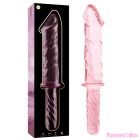 NEBULA SERIES BY IBIZA - MODEL 24 DILDO BOROSILICATE GLASS PINK 28.5 CM -O- 5 CM