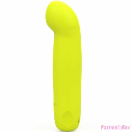 B SWISH - BCUTE CURVE INFINITE CLASSIC RECHARGEABLE SILICONE VIBRATOR YELLOW