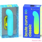 B SWISH - BCUTE CURVE INFINITE CLASSIC RECHARGEABLE VIBRATOR BLUE SILICONE
