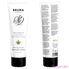   BRUMA - SATIVA SEED OIL SLIDING GEL WARMING CANNABIS FLAVOR 100 ML