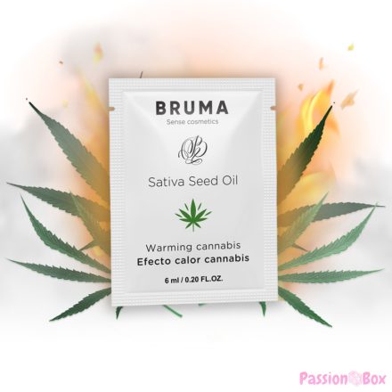 BRUMA - SATIVA SEED OIL SLIDING GEL WARMING CANNABIS FLAVOR 6 ML