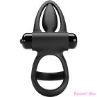 PRETTY LOVE - VIBRATING RING 10 VIBRATIONS BLACK SILICONE
