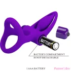 PRETTY LOVE - VIBRATOR RING 10 VIBRATIONS VIOLET SILICONE
