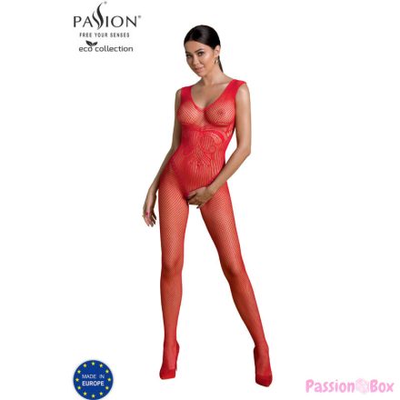 PASSION - ECO COLLECTION BODYSTOCKING ECO BS003 RED