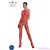 PASSION - ECO COLLECTION BODYSTOCKING ECO BS006 RED