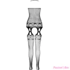 PASSION - ECO COLLECTION BODYSTOCKING ECO BS006 WHITE