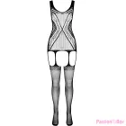 PASSION - ECO COLLECTION BODYSTOCKING ECO BS007 RED