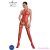PASSION - ECO COLLECTION BODYSTOCKING ECO BS013 RED
