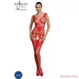 PASSION - ECO COLLECTION BODYSTOCKING ECO BS014 RED