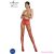 PASSION - ECO COLLECTION BODYSTOCKING ECO S006 RED