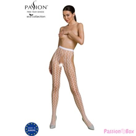 PASSION - ECO COLLECTION BODYSTOCKING ECO S007 WHITE