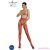 PASSION - ECO COLLECTION BODYSTOCKING ECO S008 RED