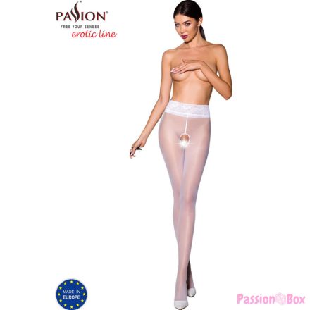 PASSION - TIOPEN 008 WHITE TIGHTS 3/4 30 DEN