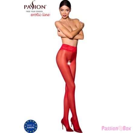 PASSION - TIOPEN 008 RED TIGHTS 3/4 30 DEN
