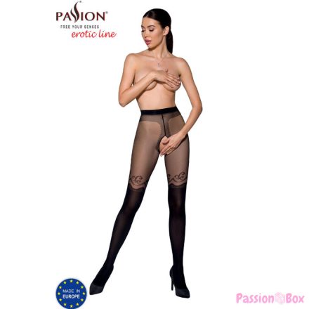 PASSION - TIOPEN 012 BLACK TIGHTS 3/4 20/40 DEN