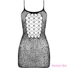 PASSION - BS096 BLACK BODYSTOCKING ONE SIZE