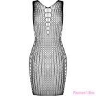 PASSION - BS097 BLACK BODYSTOCKING ONE SIZE