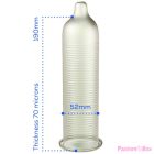 PASANTE - CONDOMS WARMING EFFECT BAG 144 UNITS