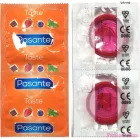 PASANTE - CONDOMS FLAVOR STRAWBERRY BAG 144 UNITS