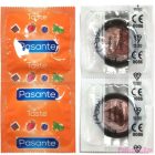 PASANTE - CONDOMS FLAVOR CHOCOLATE TEMPTATION BAG 144 UNITS