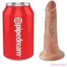 KING COCK - REALISTIC PENIS 12 CM CARAMEL
