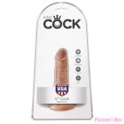 KING COCK - REALISTIC PENIS 12 CM CARAMEL
