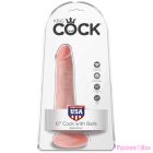 KING COCK - REALISTIC PENIS WITH BALLS 13.5 CM LIGHT