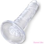 KING COCK - CLEAR REALISTIC PENIS 15.5 CM TRANSPARENT