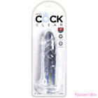 KING COCK - CLEAR REALISTIC PENIS 15.5 CM TRANSPARENT