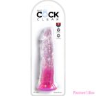 KING COCK - CLEAR REALISTIC PENIS 19.7 CM PINK