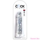 KING COCK - CLEAR REALISTIC PENIS 19.7 CM TRANSPARENT