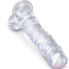 KING COCK - CLEAR REALISTIC PENIS WITH BALLS 16.5 CM TRANSPARENT